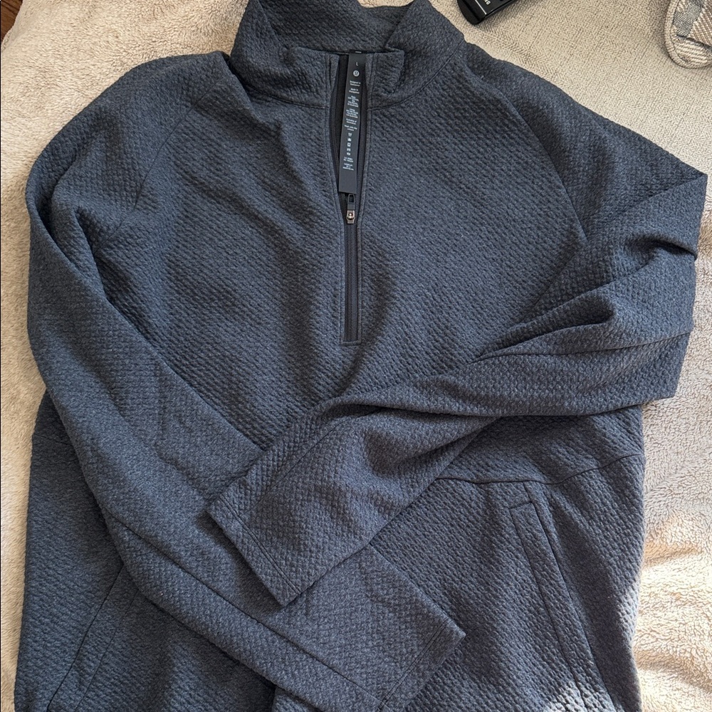 Lululemon Athletica Dark Gray Zip-Up Sweater